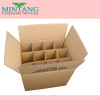 Bottle carton, box export packaging 1L 12p Brown