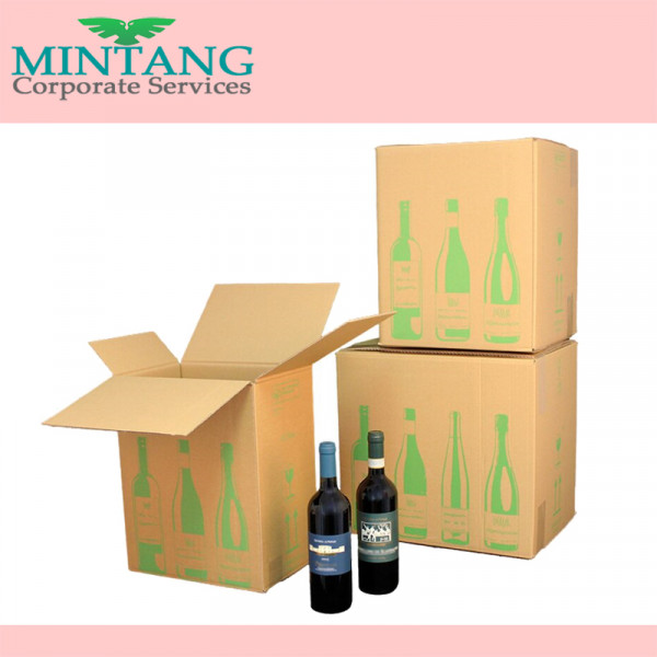 Bottle carton, box export packaging 12p - 18p ECOLINE