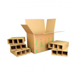Bottle box export packaging 15p