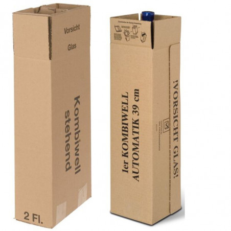 Bottle carton export packaging 6p - 18p KOMBI for Germany, Europe, Cameroon, Africa