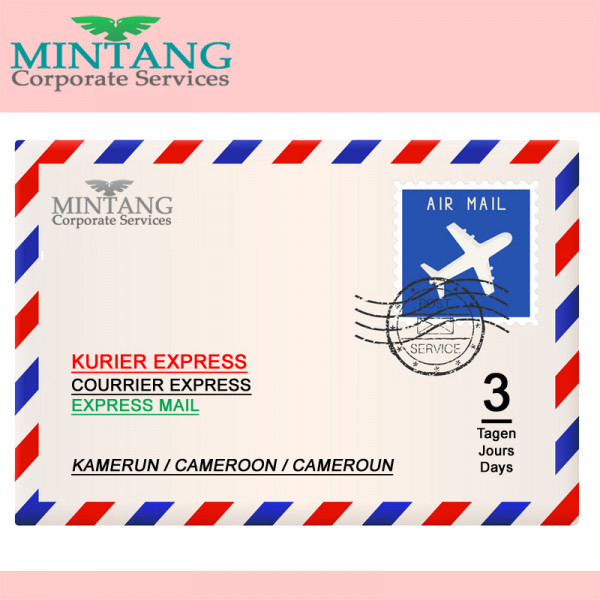 Briefversand, Express Kurier nach Kamerun